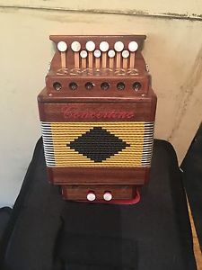 Accordion Melodeon Concertino Made In Italy With Hand Made Type Of Reeds