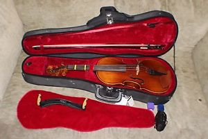 SAMUEL SHEN 16" VIOLA IN HARDSHELL CASE MODEL SA 200 WITH CADENZA BOW