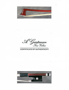 A fine French certified violin bow by Marc Laberte, 1950, NICE!