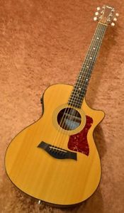 Taylor  300 Sries 312 ce Natural w/hard case F/S Guitar Bass from Japan #E774