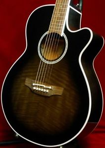 Takamine PTU 121 C Gray Black Burst w/soft case F/S Guitar Bass from Japan #E760