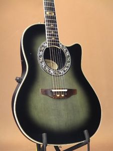 OVATION 1983B Collector Series 1983 Black w/hard case F/S Guitar from Jpn #R514