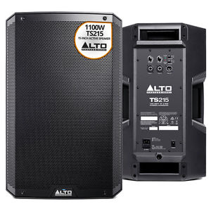 2x Alto Truesonic TS215 Active Powered 15" Professional Mobile DJ Speakers 2200W
