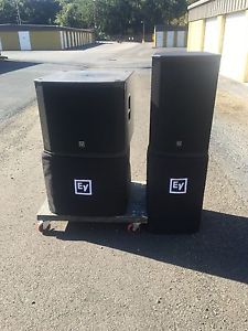Electro-Voice EV EKX-18SP Subwoofers Pair With Covers