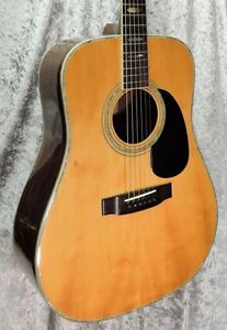 K.Yairi YW-600 Natural w/hard case Free shipping Guitar Bass from Japan #E794