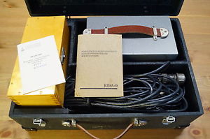 Vintage Soviet Tube Microphone LOMO 19A9 in case Original Good working