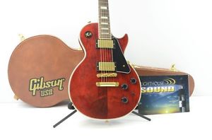 2014 Gibson Les Paul Custom Lite Electric Guitar - Trans Red w/OHSC
