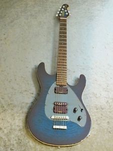MusicMan Steve Morse SM-Y2D Blue Free shipping Guitar Bass from Japan #E678