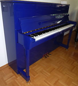 Klavier Leoni in blau poliert- blaues Klavier