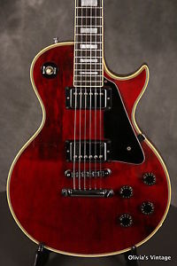 1980 Gibson Les Paul Custom WINE RED!!! w/factory ordered CHROME HARDWARE!!!