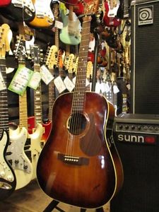 K.Yairi SL-MA1 ELEMENT Brown w/hard case Free shipping Guiter From JAPAN #T454