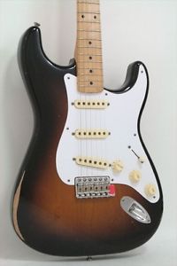 Free Shipping Used Fender Road Worn '50s Stratocaster 2-Color Sunburst
