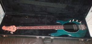 *Rare Aqua/Turquoise* 1994 MusicMan StingRay Bass 4-String *Free Ship + Extras*