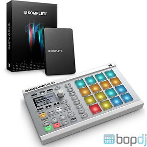 Native Instruments Maschine Mikro Mk2 (MkII) White & KOMPLETE 11 Software Bundle