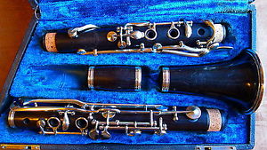 Vintage French Henri Farny Bb LP Albert System Wood Clarinet Overhauled
