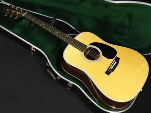 Martin D-28 2010 Natural w/hard case Free shipping Guiter Bass From JAPAN #X672