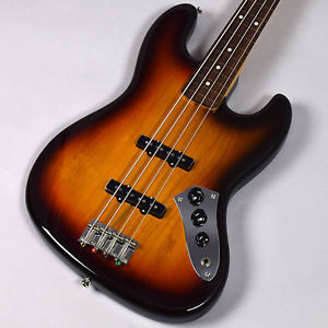 Free Shipping Used Fender Classic 60s Jazz Bass Fretless 3CS Japan Exclusive