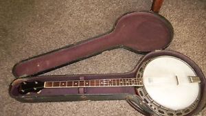 Gibson PB-1 Plectrum Banjo 1928 VGC Refin Plays Great Tenor VINTAGE 5-string MOD