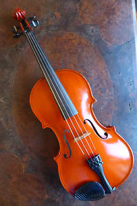 offer - RARE c20th  S HARRISON of YORK  ENGLISH VIOLA 4/4 CASED -   LOB 16 1/4"