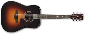 Ibanez AW4000CE-BS Guitarra western Artwood Brown Sunburst Cadenas RETOURE
