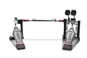 DW 9000 SERIES DOUBLE BASS KICK DRUM SET PEDAL w/ CASE - DWCP9002