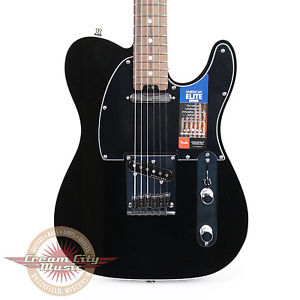 Brand New Fender American Elite Telecaster Electric Guitar in Mystic Black