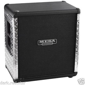 MESA BOOGIE 1x12 MINI RECTO STRAIGHT SIDE ARMOR CABINET METAL DIAMOND PLATE RARE