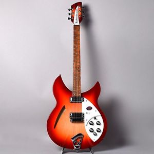 Rickenbacker 330 Fireglo Semi Hollow Body Used Electric Guitar w Hard case Japan