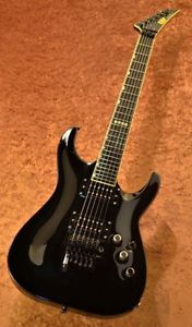 ESP HORIZON II Black w/soft case Free shipping Guitar Bass from Japan #E726