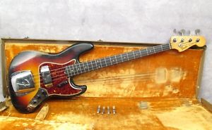 1961 FENDER JAZZ BASS - SUNBURST  - ANDY BAXTER BASS