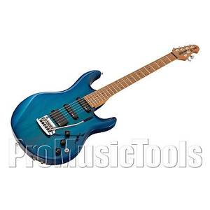 Music Man USA Luke Piezo PDN Neptune Blue Ltd. Ed. Roasted Maple Neck MN * NEW *
