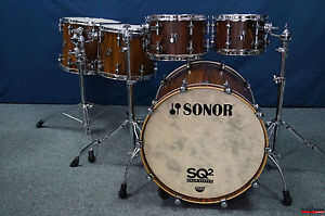 Sonor SQ2 Maple Shellset  "Palisander"  22,10,12,14,16" Vintage Maple Shells