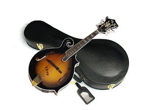 MICHAEL KELLY Legacy Flame FSE acoustic electric MANDOLIN w/ CASE - Sunburst - B