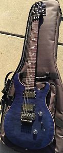 PRS SE 30th Anniversary Floyd Custom 24 Electric Guitar Whale Blue