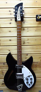 Rickenbacker 330 Jet Glo, 1990s, Good Condition Vintage Hollow Body Guitar w/OHC