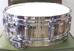 VINTAGE 1966 ROGERS 7 LINE DYNASONIC SNARE DRUM! ESTATE FIND! EXCELLENT COND!!!