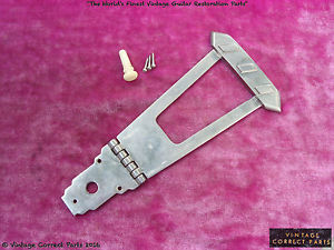 Vintage 1950's Gibson ES-175 Nickel Trapeze Tailpiece 1952 1953 ES-175D 1954 55