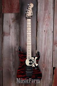 Charvel Pro Mod Warren DeMartini Signature Blood & Skulls Electric Guitar BSTOCK