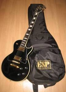 Very Good! ESP Japan -Edwards- Les Paul Custom Guitar E-LP-130CD Duncan PU