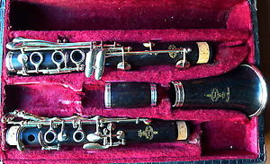 Vintage Thibouville Freres Bb Boehm Wood Clarinet Overhauled