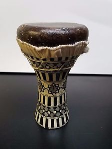 African ? Boho ? Tribal ? Drum Gorgeous piece Vintage seems handmade skin Djembe