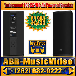Turbosound TCS152/96-AN  Powered Arrayable 2500 Watt 2 Way 15" Loudspeaker