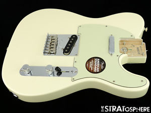LOADED American Standard Fender Tele BODY Twisted Telecaster Olympic White