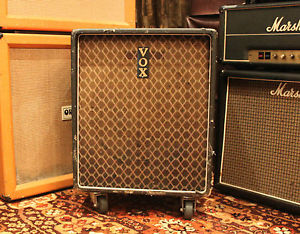 Vintage 1960s Vox Jennings Foundation Bass 1x15 Cabinet w/ Fane Studio Colossus