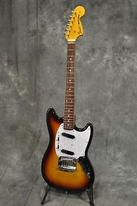 FENDER JAPAN MG69 3 Tone Sunburst Mustang 69s Model Used Electric Guitar Deal