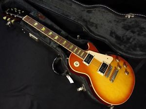 Gibson Les Paul Classic Lemon Burst w/hard case F/S Guiter Bass From JAPAN #X666
