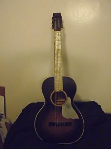 1930s Oscar Schmidt Bluebird parlor guitar  + chipboard case