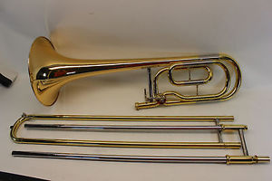 Yamaha Trombone YBL421G Bass horn YBL 421 wth Case & Mouthpiece FAST SHIP #12/15