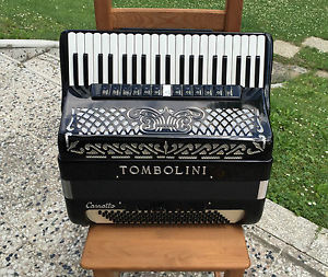 Akkordeon aus Italien, Accordion Tombolini, Doppel Cassotto