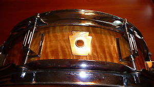1995 Ludwig Satinwood  3x13 Snare SERIAL #11 NOS SIGNED!